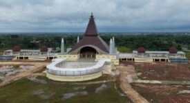 Dinas PUPR Kalsel Percepat Penataan Lanskap Masjid Syekh Muhammad Arsyad Al-Banjari