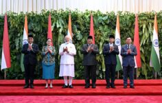 Presiden Prabowo Bersama Perdana Menteri Narendra Modi Kunjungi DPR RI   