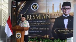 Menteri Haji dan Umrah Berharap Gedung SBSN 2025 Asrama Haji Kelas I Banjarmasin dimanfaatkan secara Maksimal