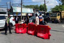 Masyarakat Diminta Patuhi Penutupan Jalan di Lokasi Jalan Amblas Sungai Lulut