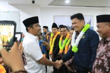 Tiga Kali Berturut-turut Juara Umum MTQ Korpri, Kepulangan Kafilah Sumbar Disambut Wagub Vasko di BIM