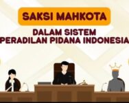 Saksi Mahkota : Negara Mengambil Keterangan, Tetapi Lupa Keringanan Tuntutan