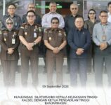 Perkuat Sinergitas Kepala Kejaksaan Tinggi Kalsel Silaturahmi kepada Kepala Pengadilan Tinggi Banjarmasin 