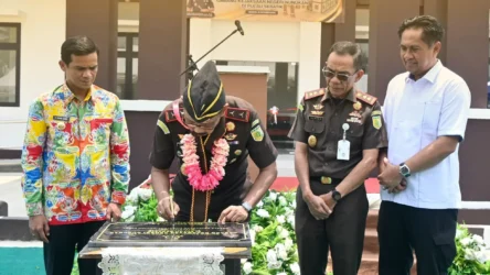 Peresmian Kantor Cabjari Nunukan di Pulau Sebatik
